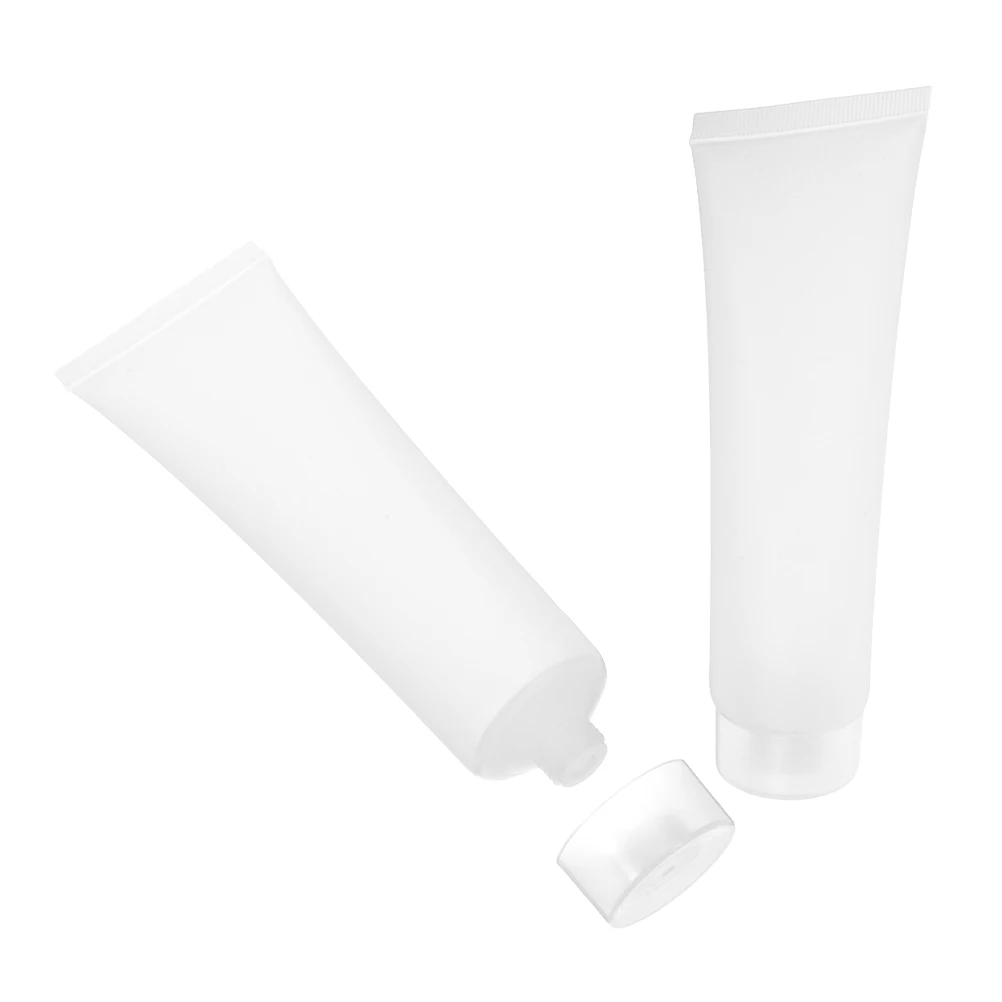

2 Pcs Bottle Plastic Travel Containers Size Bottles Empty Lotion Tubes Body Wash up