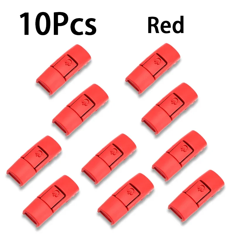 10 Stuks Nieuwe Clip Druk Gesp Schoenveters Kleurrijke Metalen Schoenveter Druk Lock Schoenen Accessoires AF1 Sneakers Kits Metalen Veters Gesp