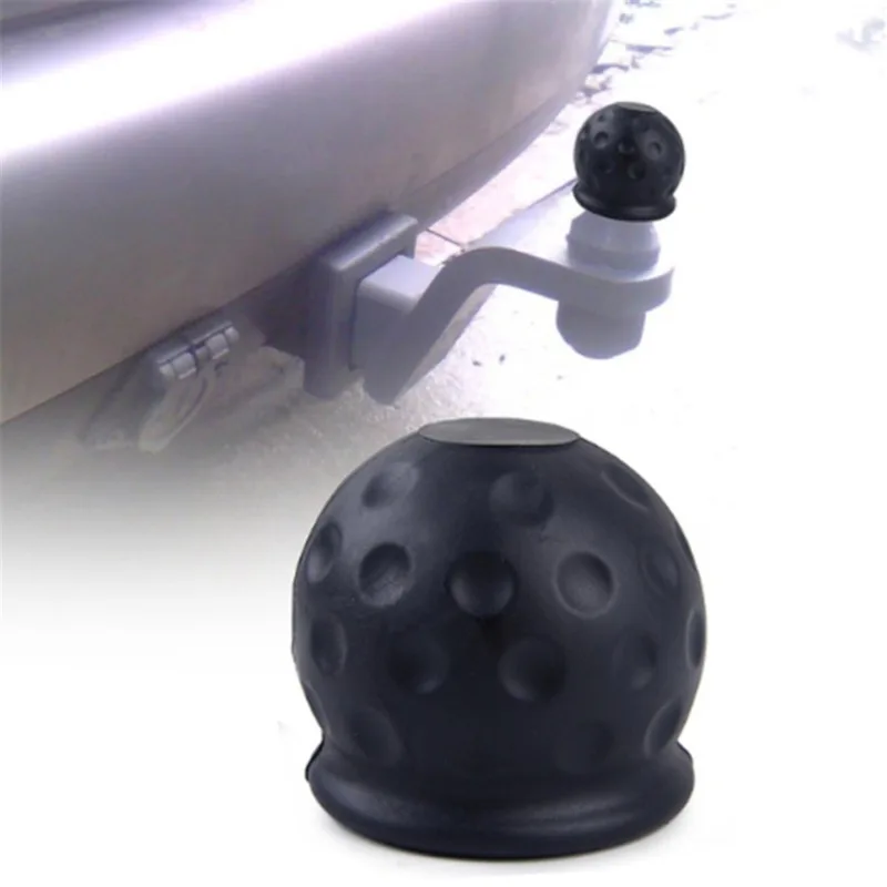 Universal Tow Bar Ball Cover Cap Trailer Ball Cover Tow Bar Cap Hitch Trailer Towball Protect Car Accessories