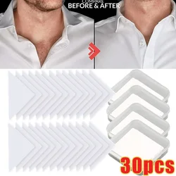 Shirt Collar Styling Stickers Shirt Support Collar Stays T-Shirt Fixed Collar Shaper Invisible Adhesive Patches Fastener