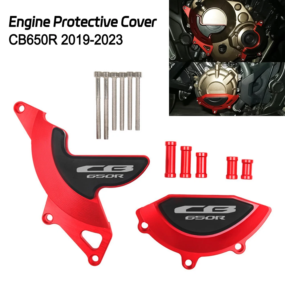 

CB650R 2023 Motorcycle CNC Left and Righ Engine Stator Starter Cover Frame Slider Protector For CB650 R CB 650R 2019-2023