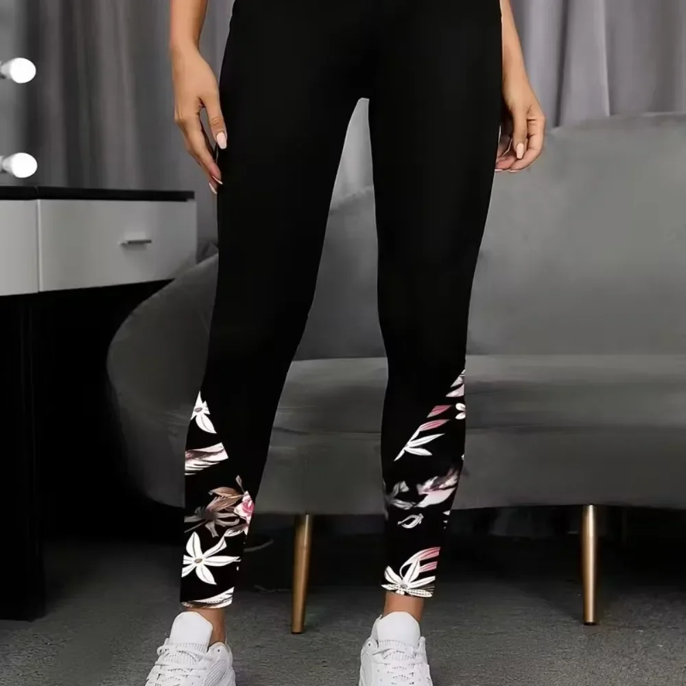 Women Sports Leggings High Waist Butt Lifting Hip Enhancing Printed Fitness Tights Sexy  Pants Gym Running Casual Streetwear