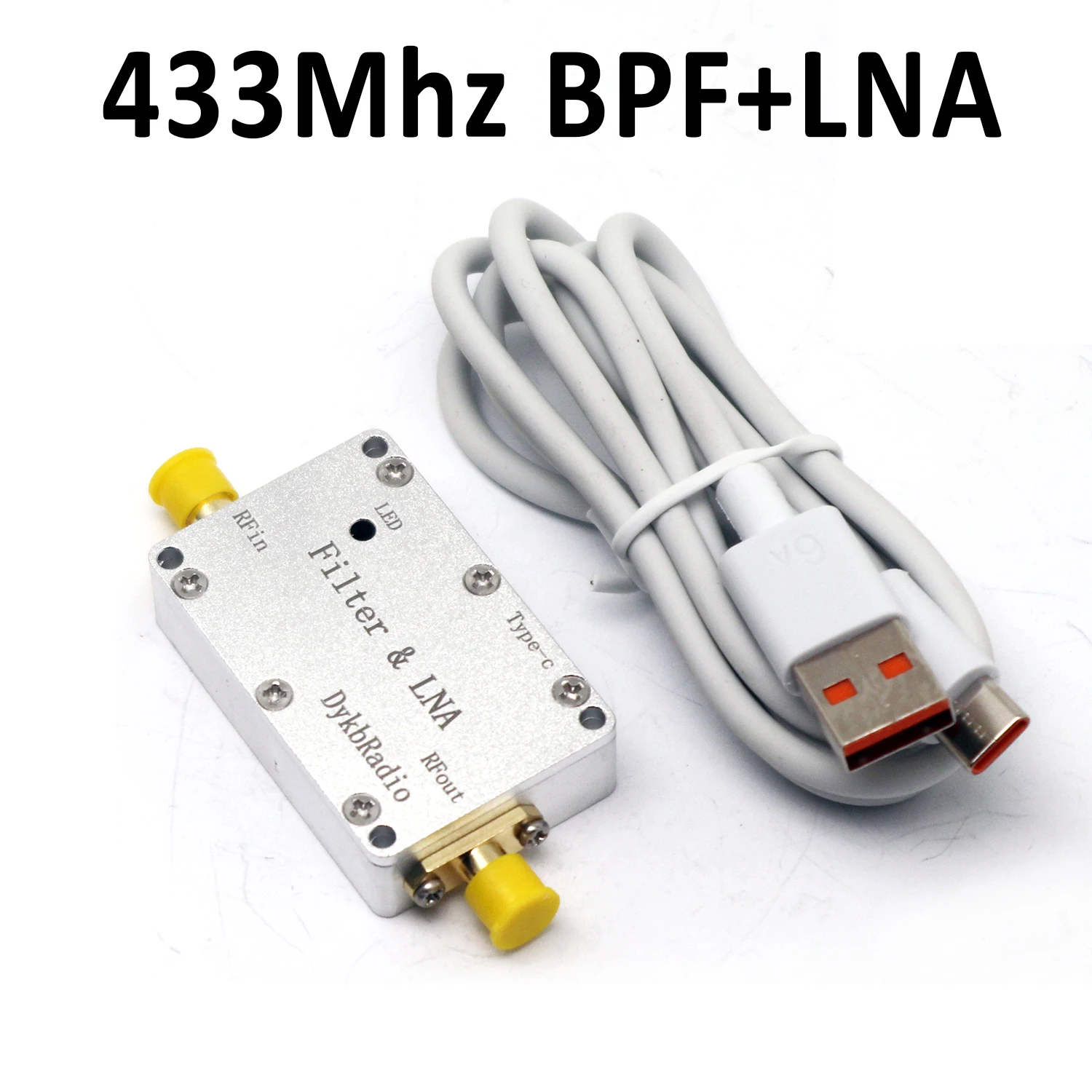 RF-banddoorlaatfilter en versterker met laag geluidsniveau 433Mhz 868Mhz 915mhz 1090MHz 2,4GHz LORA Helium Miner SDR-ontvanger Walkie Talkie