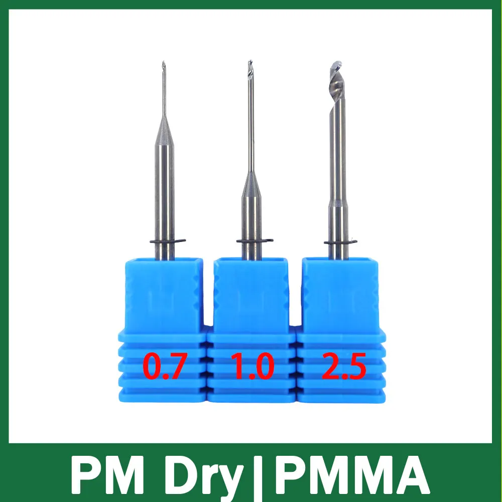 

PMMA CADCAM Milling Cutters for PrograMill Dry System Carbide Single Flute