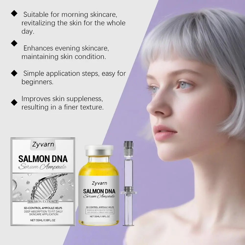 DNA Revitalize Silk Peptide Intensive Firming Ampoule Anti-Aging Serum With Collagen Peptide Complex For Tight Youthful Skin