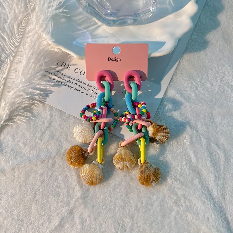 Multi Candy Sweet Color Earrings Boho Cute Romantic Post Studs Colorful Fashion Jewelry Travelling Accessories Girl Gift 2023344