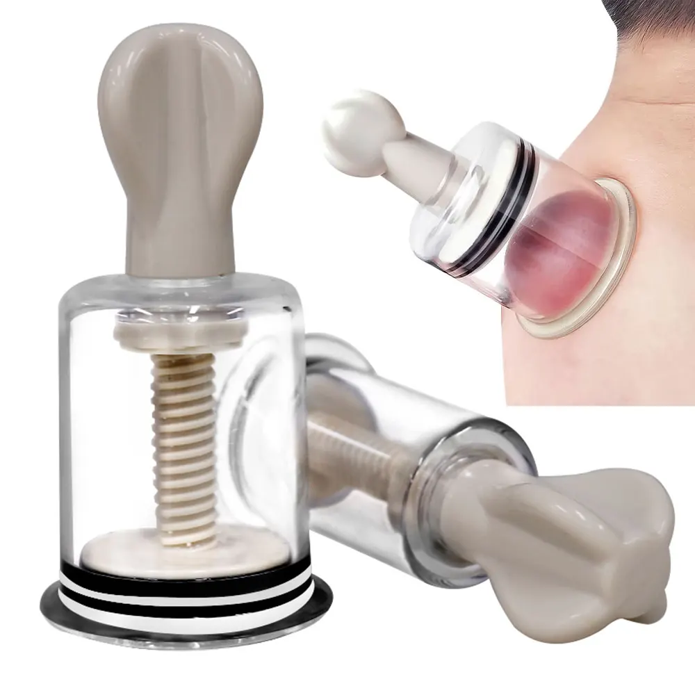 Professional Cupping Therapy Set 4 Size Vacuum Suction Massager for Deep Tissue Relief Detox Improve Circulation Body Relaxation