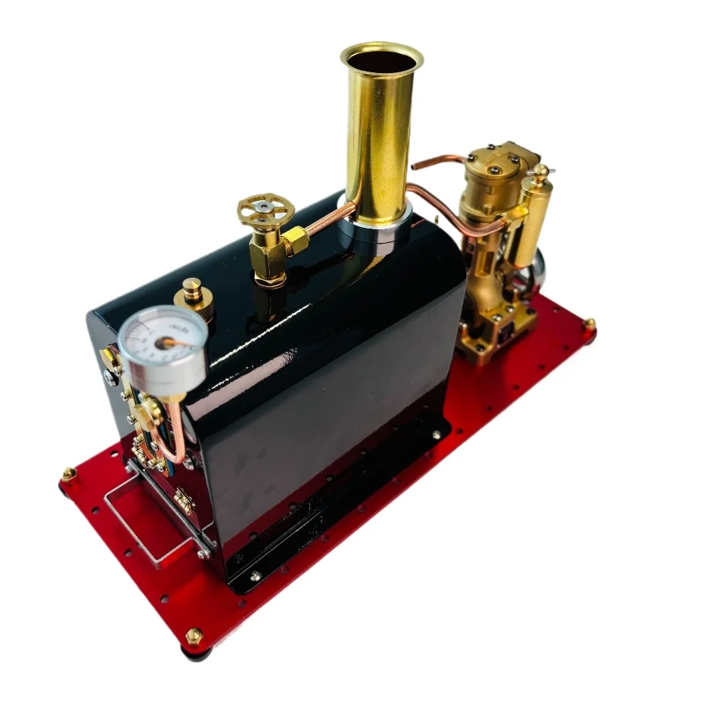 RW-BL1K Stirling Metal Engine Retro Model Steam Heated Boiler Decorative Item Birthday Gift Stirling Steam Engine Model