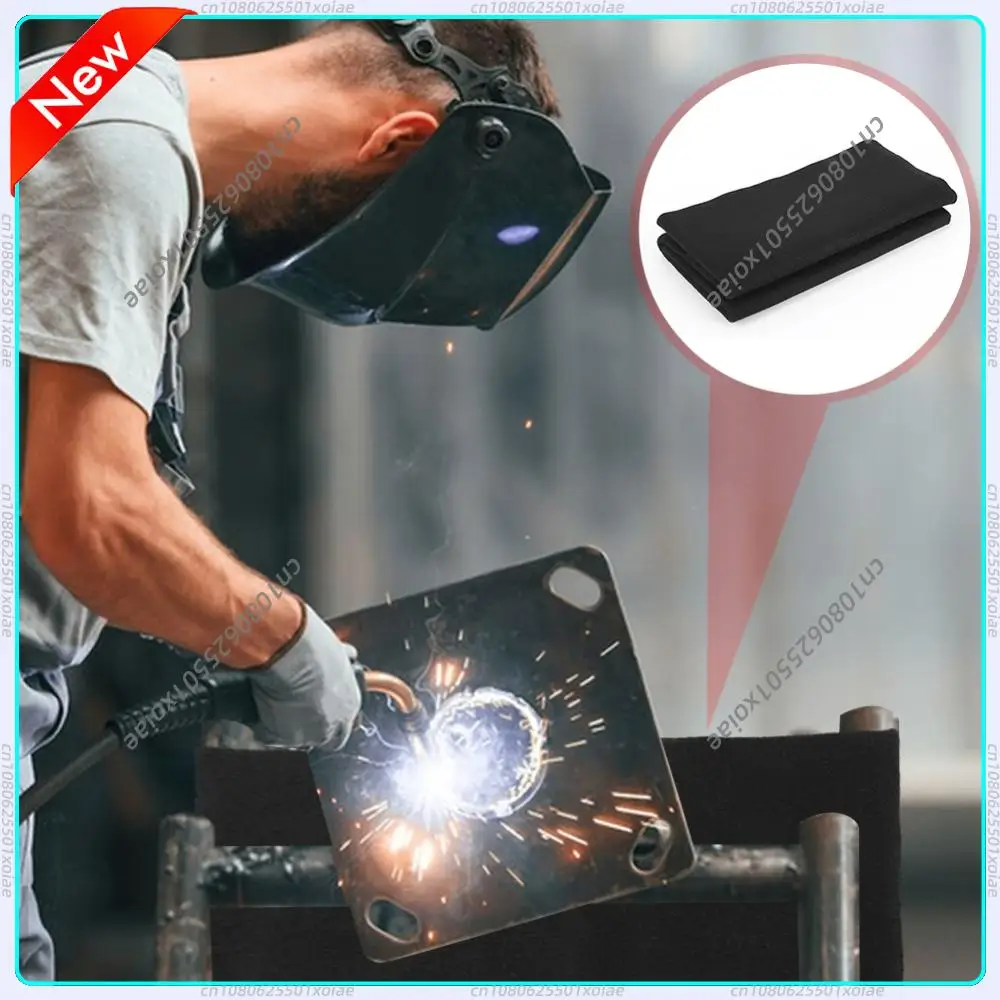 

Carbon Felt Fire Resistant Mat 1800°F Flame Retardant Fabric Brazing Heat Shield Mat for Welding Grills Smokers and Stoves