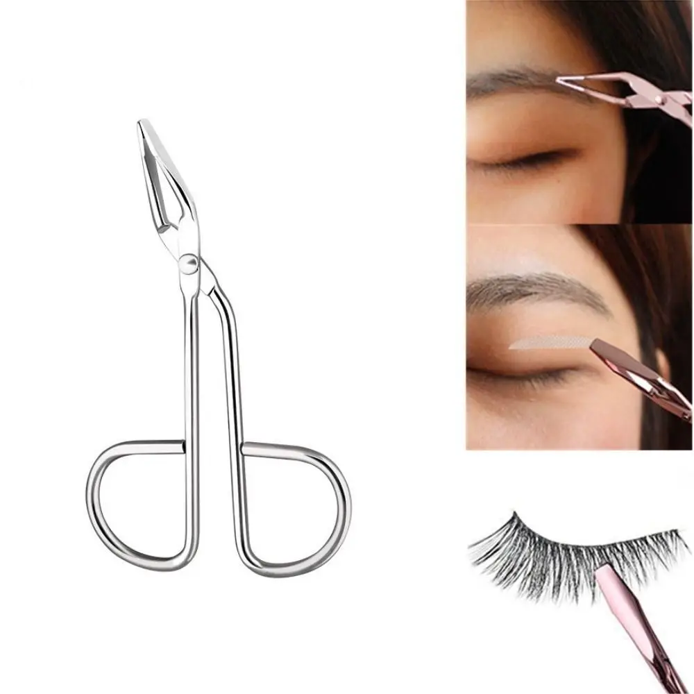 Makeup Beauty Tools Nose Lip Hair Pliers Face Hair Removal Elbow Eyebrow Pliers Clip Hair Plucker Hairgripping Eyebrow Tweezers