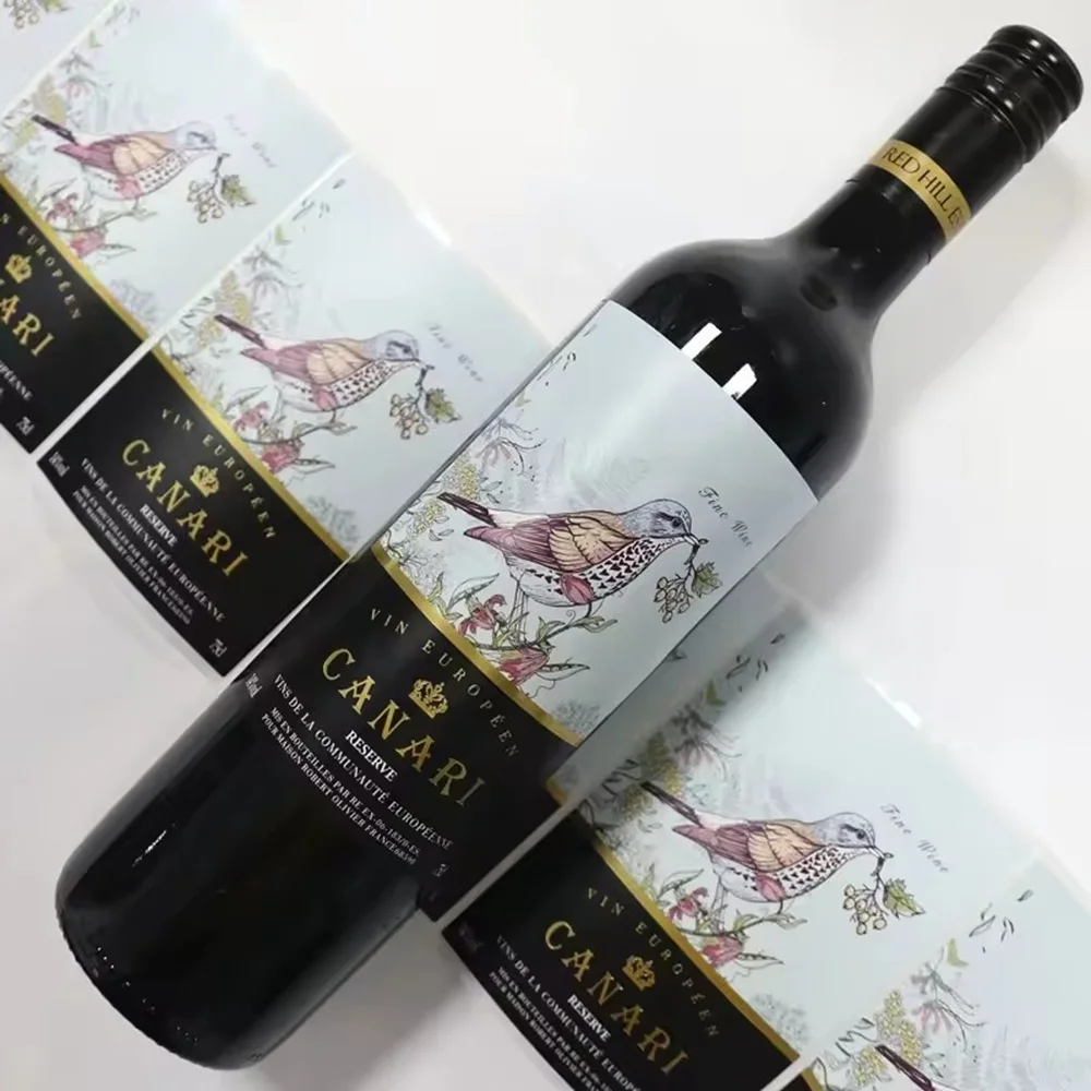 

Индивидуальные бумажные этикетки с тиснением золотой фольгой | Прочные, водонепроницаемые, долговечные