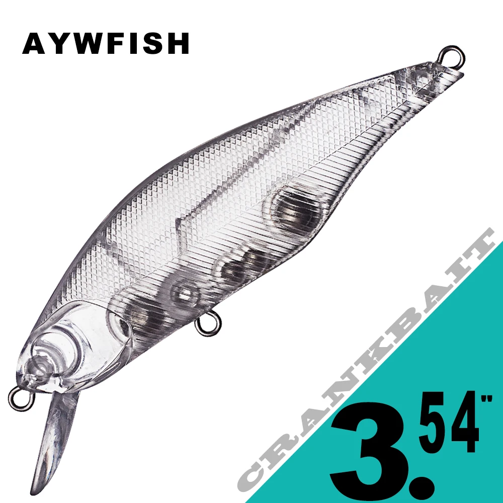 

AYWFISH, 10 шт., плавающая приманка для морской воды, погремушки, приманки для ловли окуня, неокрашенные заготовки для воблеров, 9 см, 10 г, искусственные твердые снасти для приманки