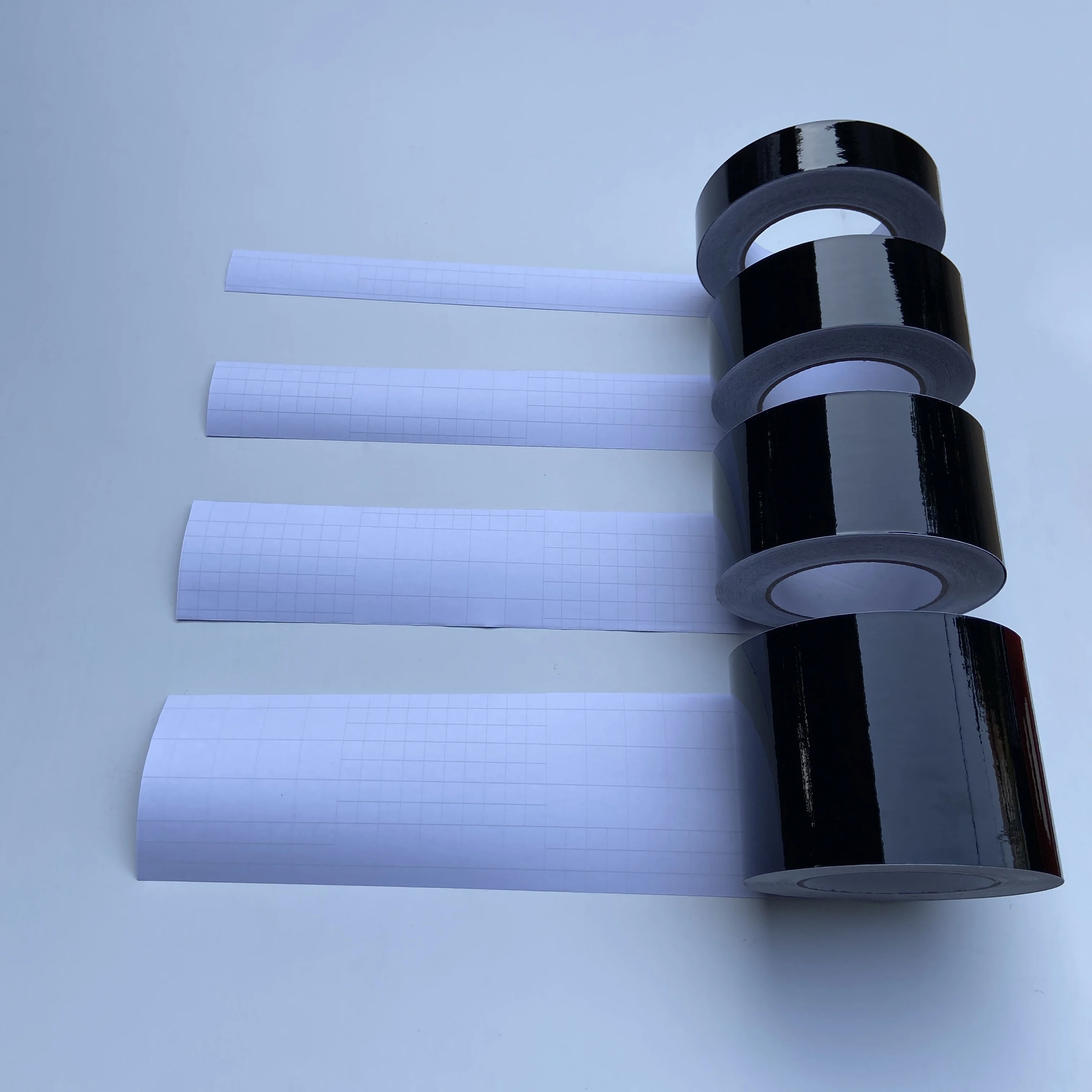 3/5/7/10 سنتيمتر لامعة الأسود الفينيل التفاف شريط لاصق المشارب لسيارة هود سقف ملصق مائي عمود الكروم حذف نافذة التعتيم فيلم الكسوة #1