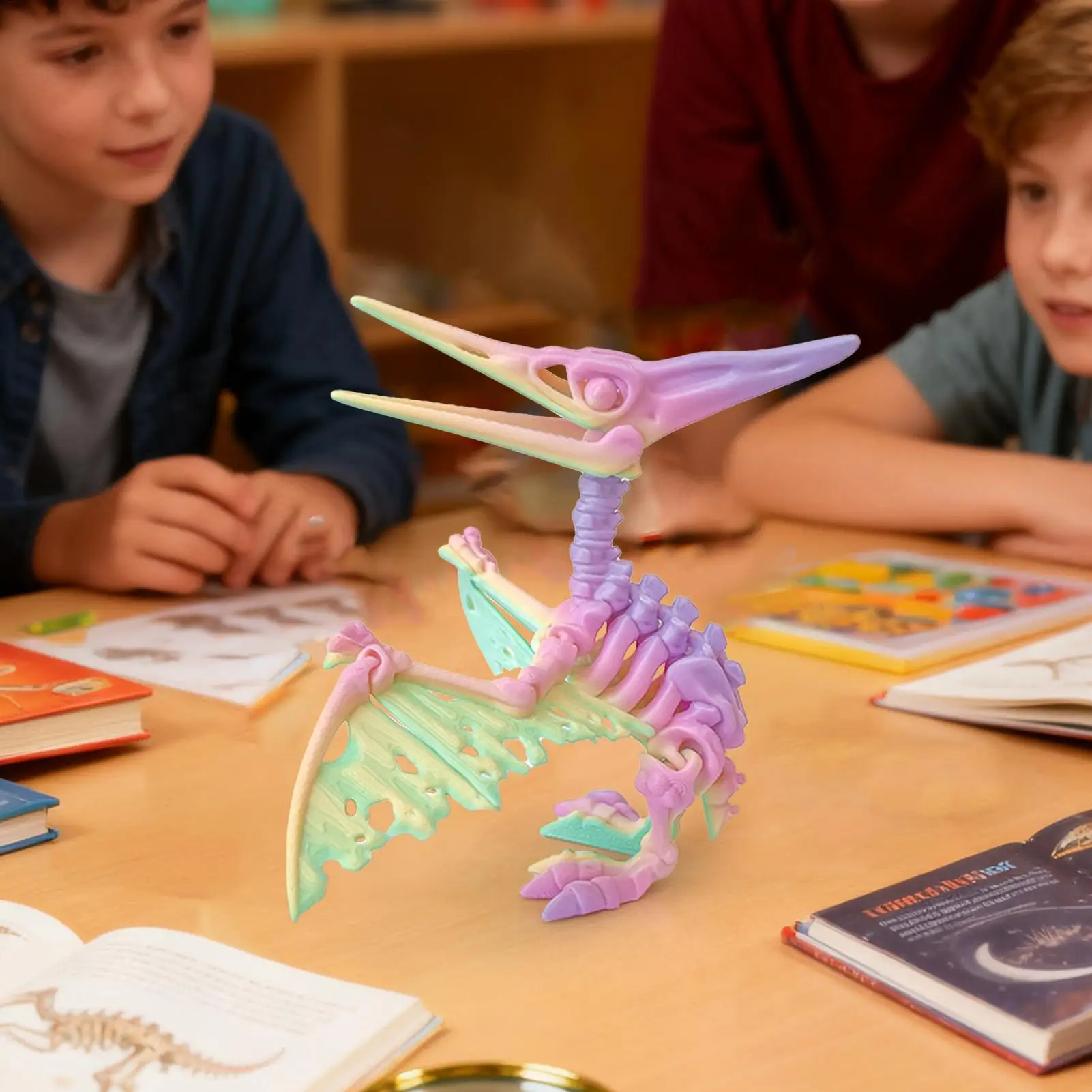 Movable 3D Printed Pterosaur Dinosaur Toy 4