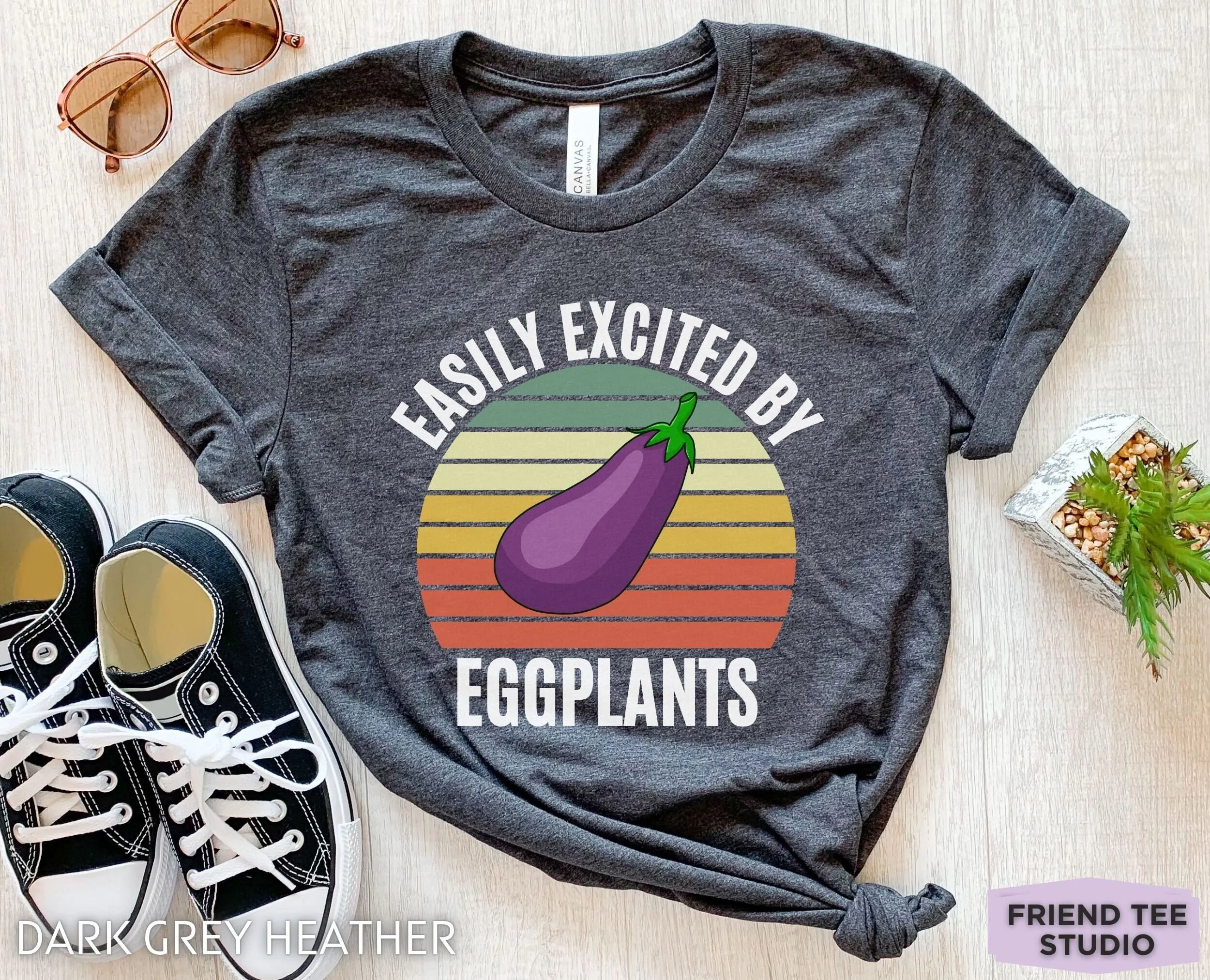Футболка Eggplan Funny s Farmer Aubergine с растительной тематикой