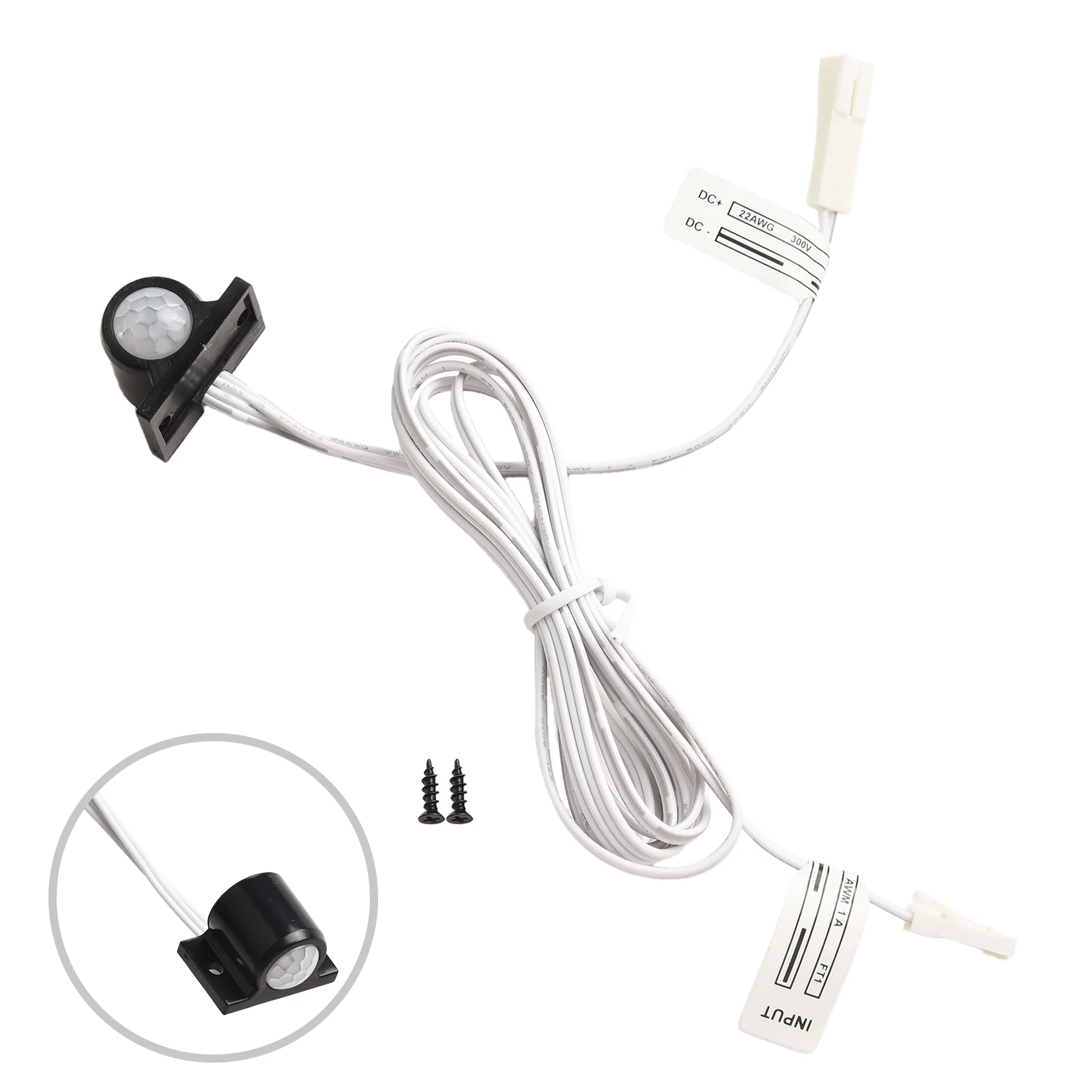 

Светодиодный сенсорный переключатель 12 В, инфракрасный сенсорный переключатель 12 В, автоматическое включение и выключение, инфракрасная индукция человеческого тела для освещения шкафа