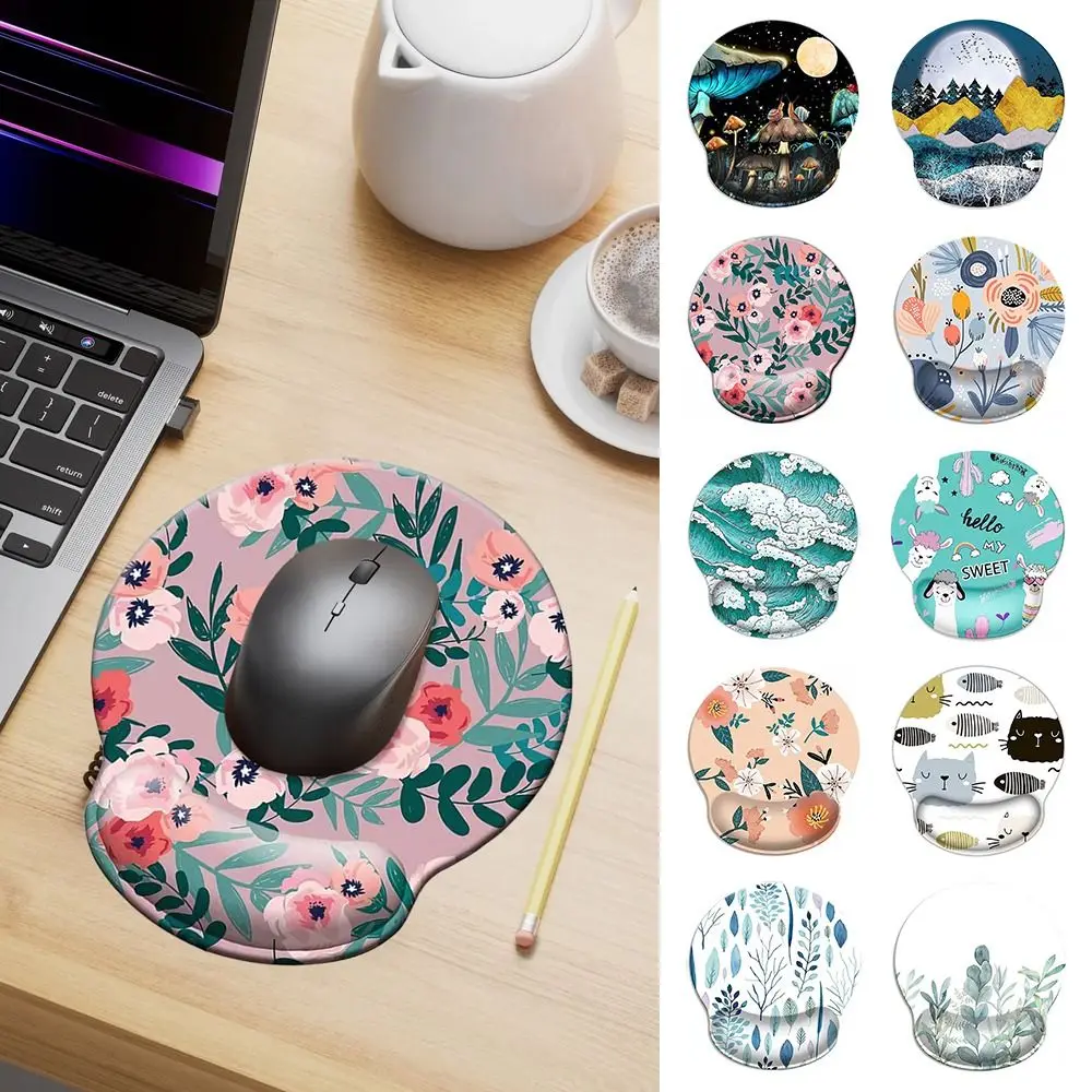 High Quality Silicone Mouse Pad Ergonomic Non Slip Gaming Mice Mat Wrist Rest Mice Hand Support Home Office