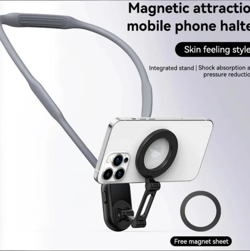 

Neck Mount Magnetic Phone Clip 360° Rotation POV Phone Hold for Iphone 17 16 15 14 13 12 11 For SAMSUNG HUAWEI Phone Accessories
