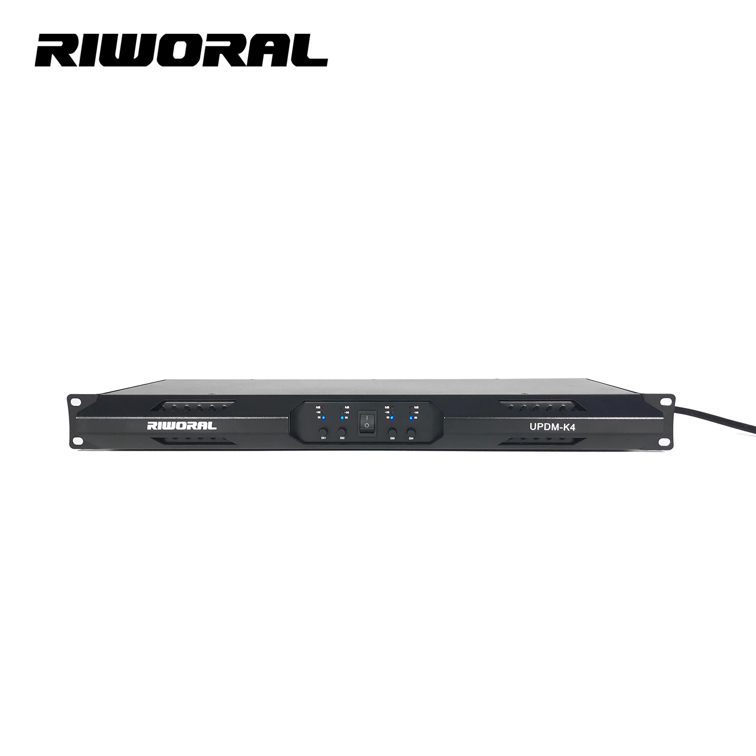 K4 Professional 4 Channel Digital Power Amplifier 2000Wx4 UPDM Technology Latest Gen 1U Rack Mount for PA System