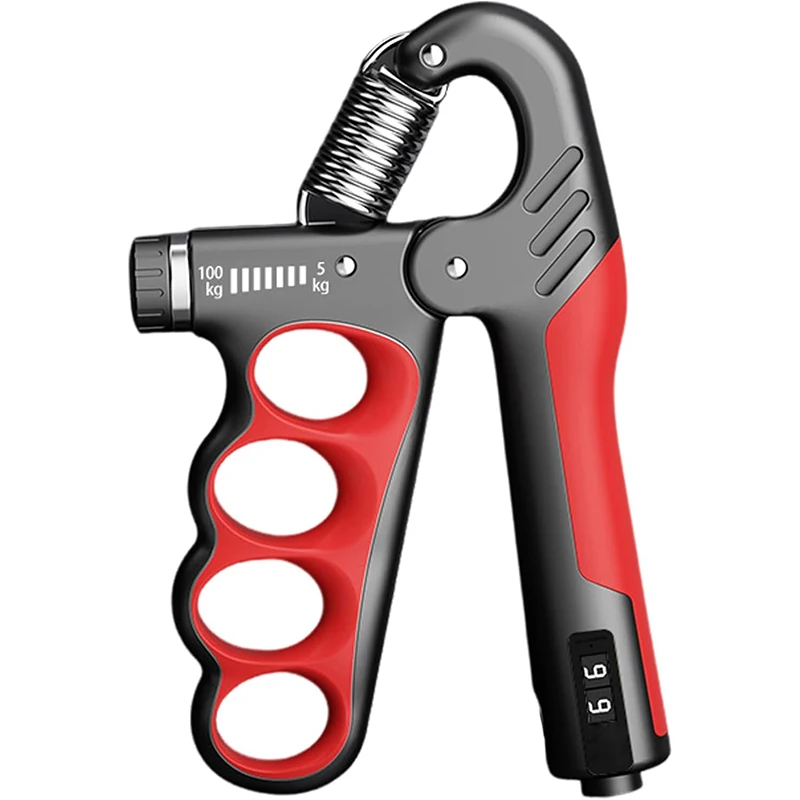 Grip Strength Trainer with Hand Grip Strengthener, Hand Grip Strength Trainer Mechanical Countable 5-100KG Mechanical Counting