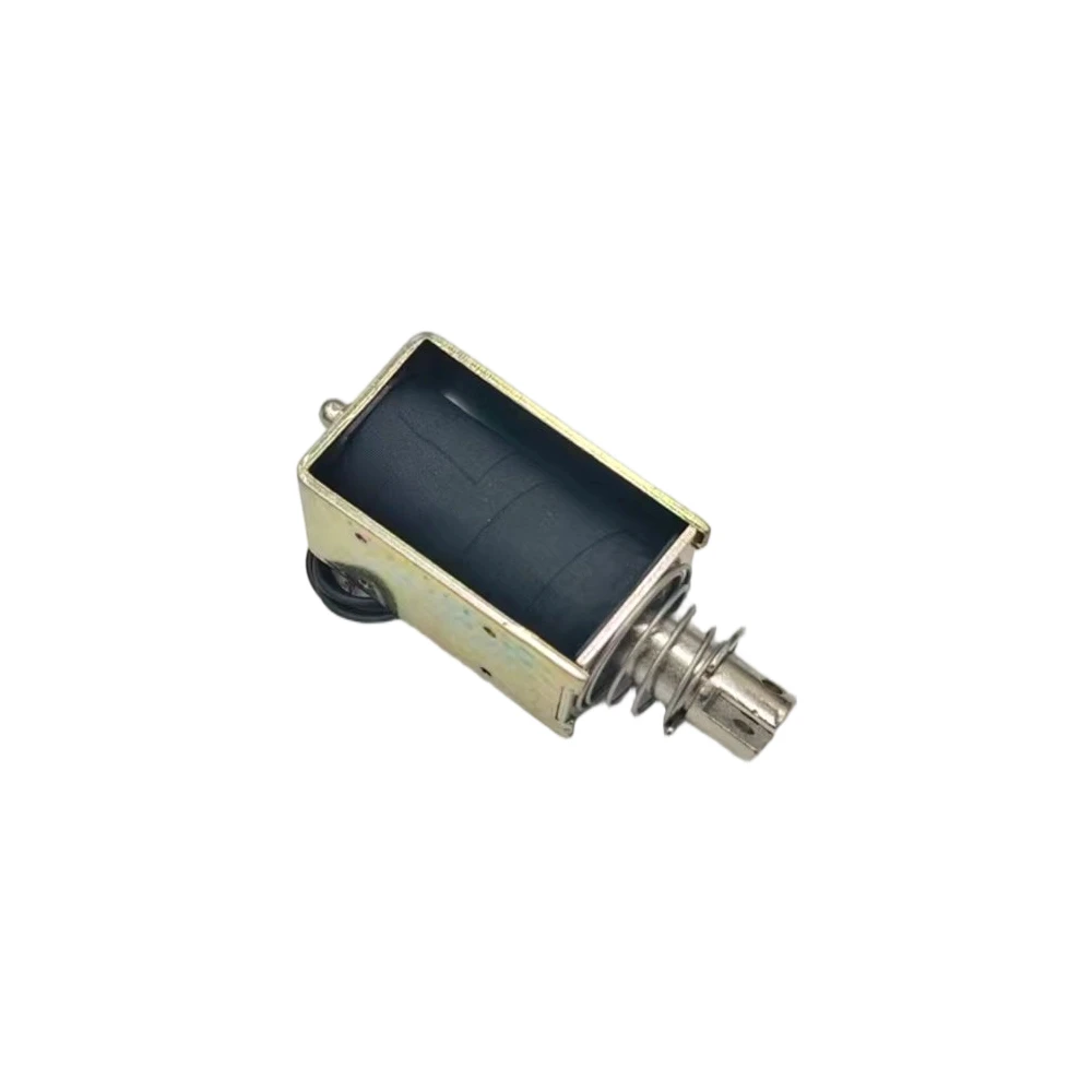 JF-1264B DC 12V/24V Frame Type Solenoid Electromagnet 10mm Stroke 55N Pull Force Push-Pull Electromagnet Actuator