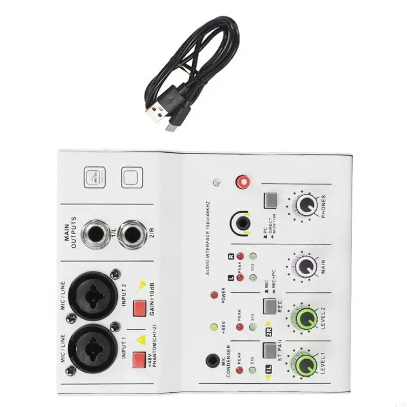 반향 효과와 함께 2C 전문 호환 혼합 콘솔