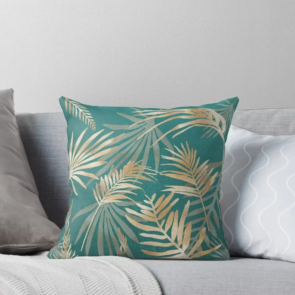 

Glam Leaves Throw Pillow Cushions Home Decor ornamental pillows Couch Cushions Pillow Cases pillow