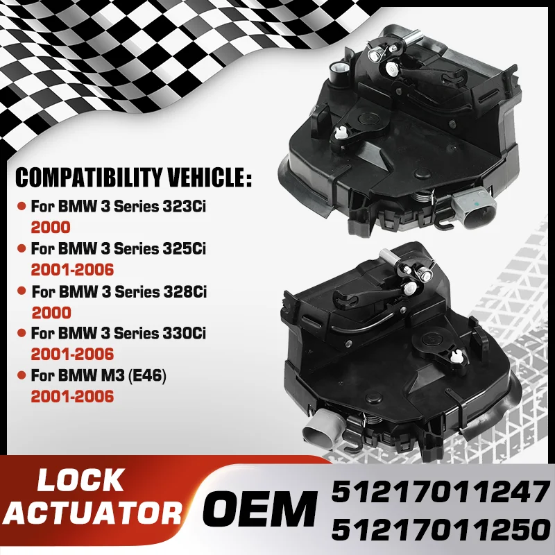

Для BMW 3 серии 323Ci 325Ci 328Ci 330Ci BMW M3 E46 2001 2002 2003 2004 2005 2006 Привод дверного замка автомобиля Система мягкого закрытия