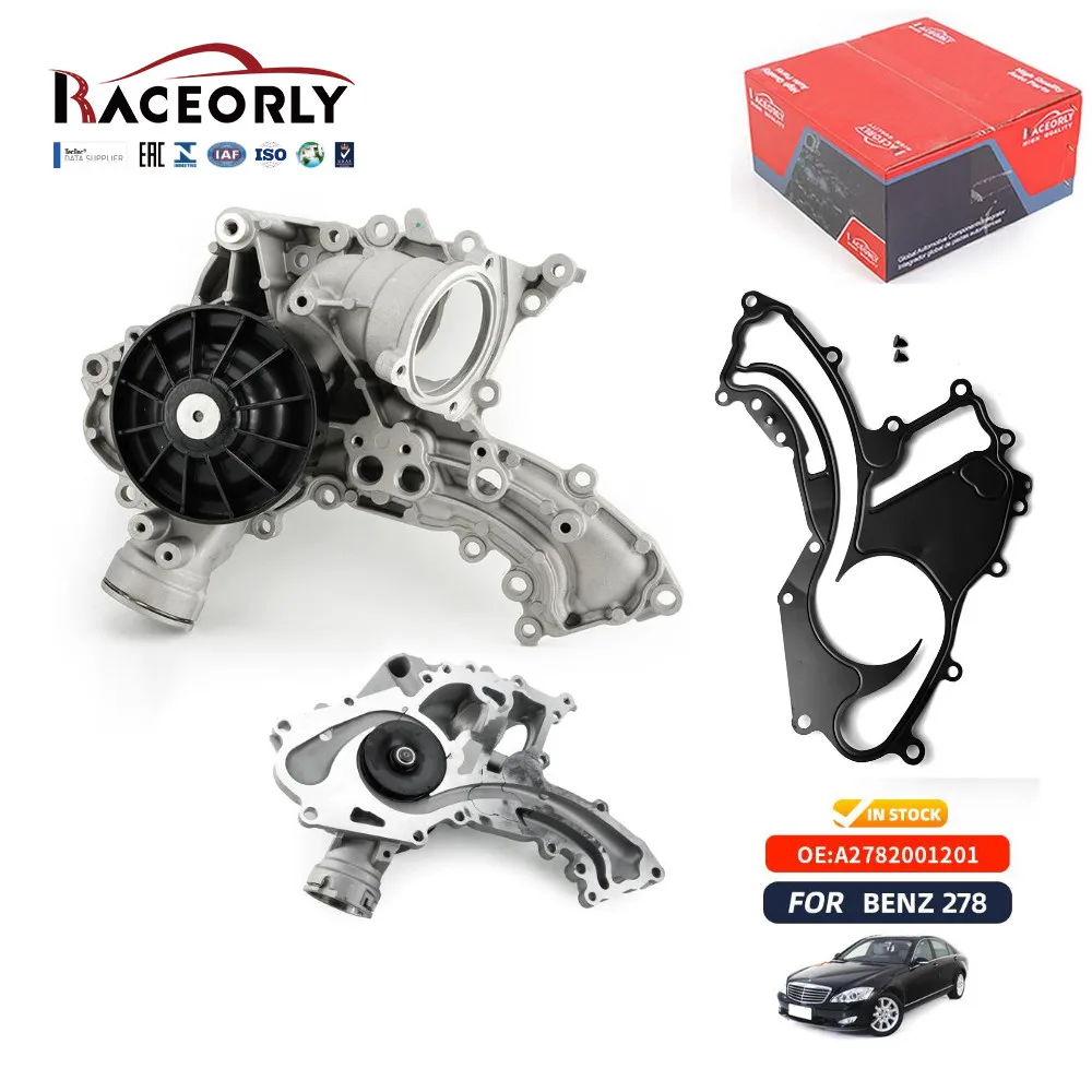 

RACEORLY Water Pump For Mercedes-Benz CL550 W204 GLS550 X166 SL550 S500 M278
