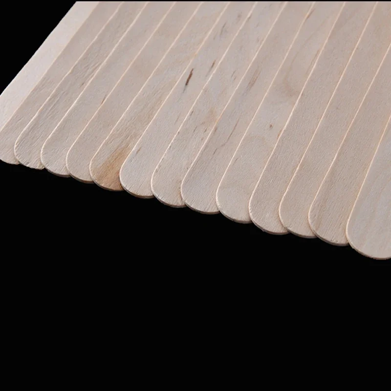 Disposable Wooden Waxing Wax Tongue Depressors Sterilized Tattoo Accessories Supplies 100pcs/box