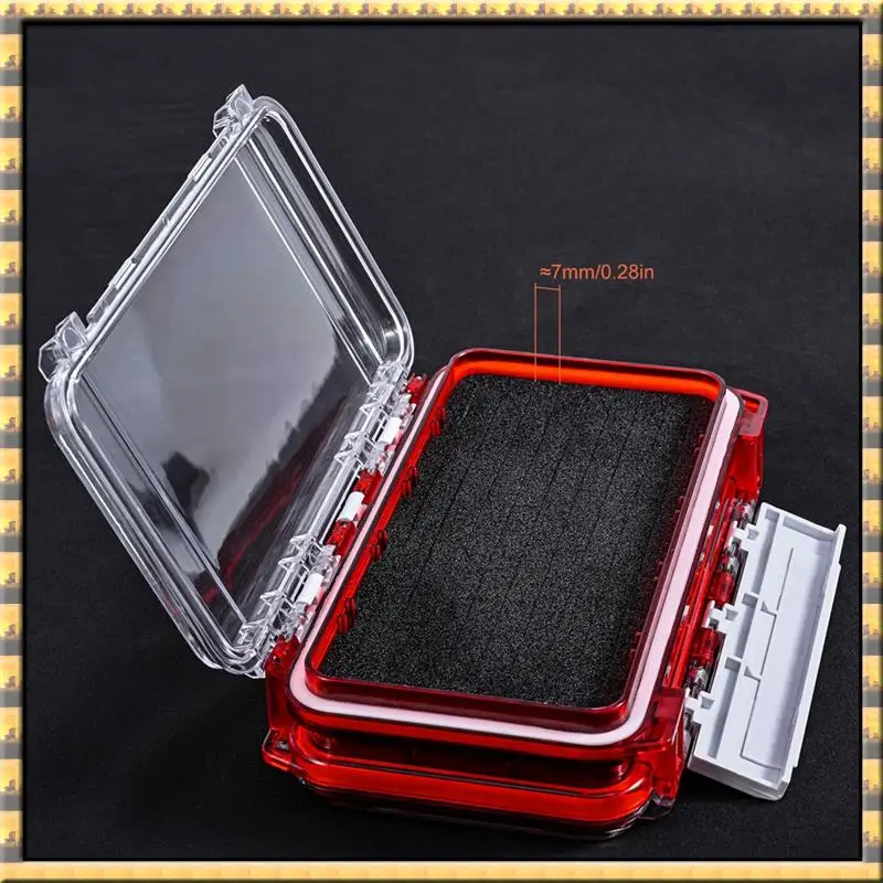 

AA79 New 2 Pcs Waterproof Rock Fishing Accessories Box, Lead Hook Storage Box Fishing Gear, Fishing Accessories