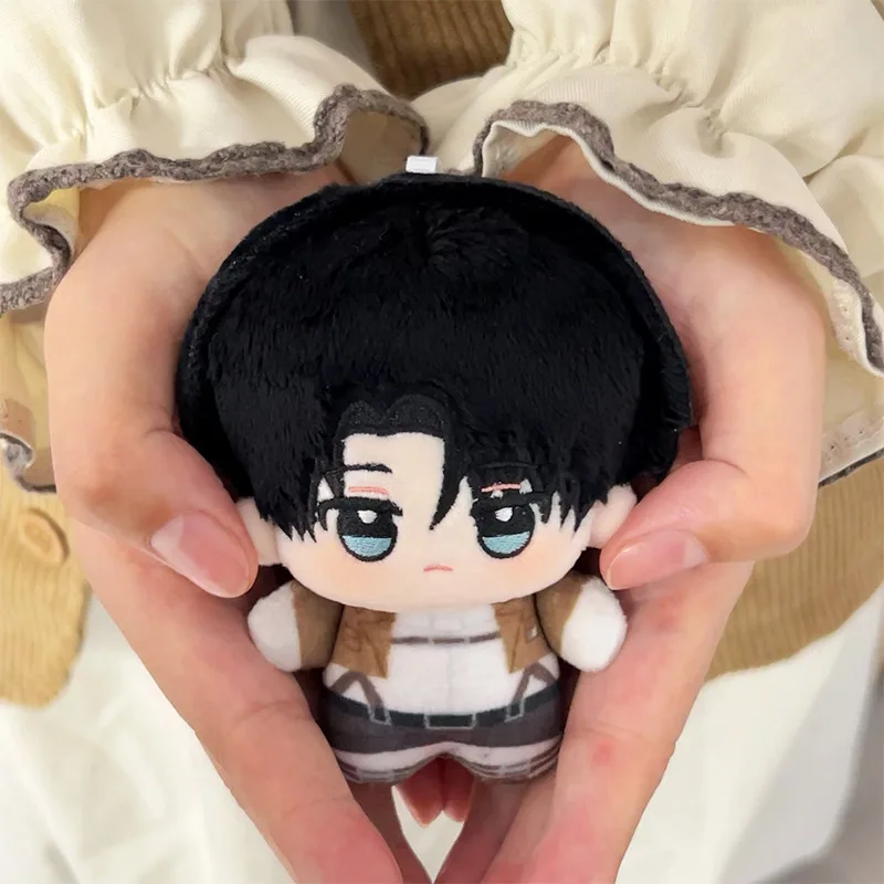 อะนิเมะโจมตีบน Titan Levi Ackerman คอสเพลย์การ์ตูน 10 ซม.ผ้าฝ้าย Maumet ปลาดาว Body Puppet จี้กระเป๋า Charm พวงกุญแจ