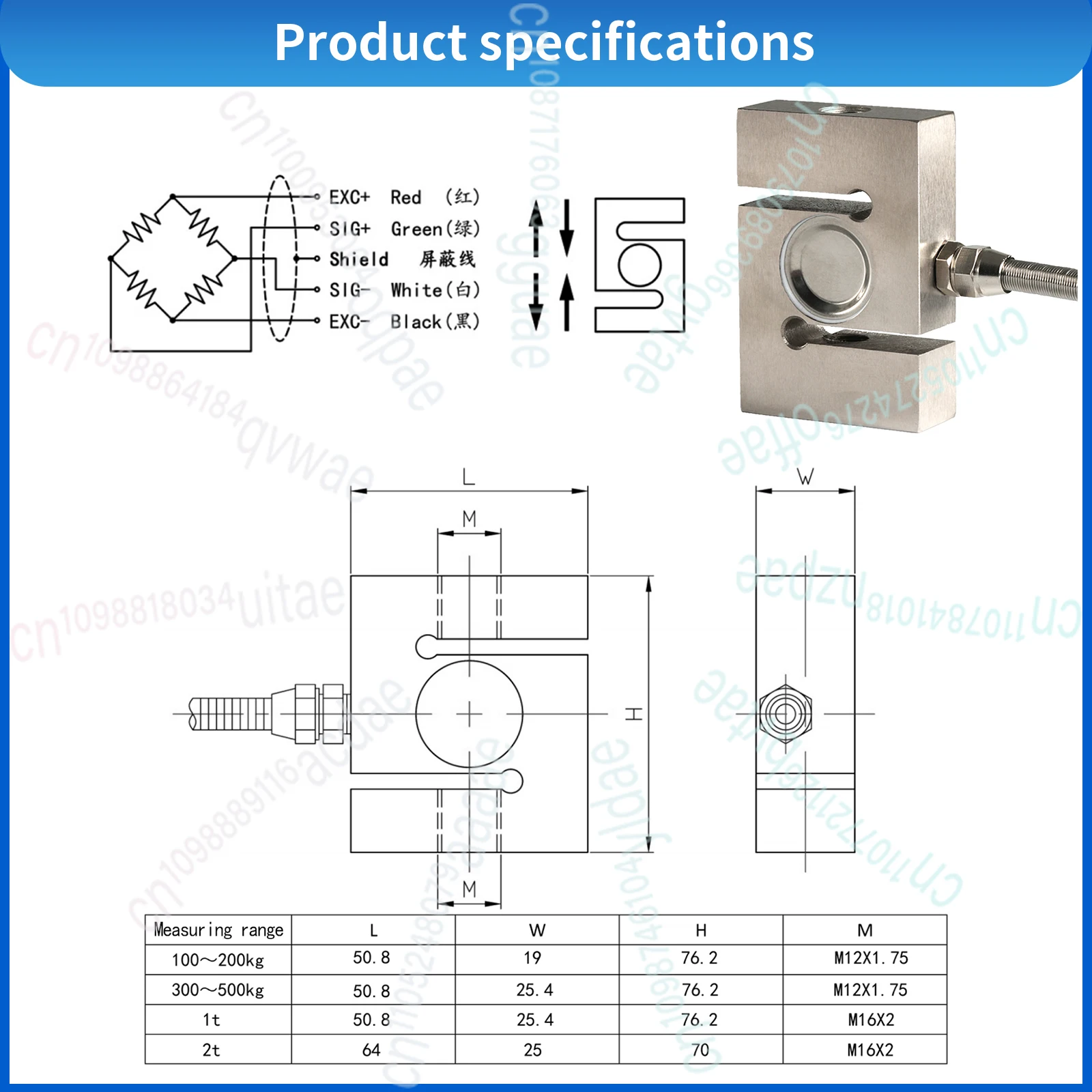 Handheld Push-pull Force High-speed Acquisition Weighing Dynamometer Instrument Portable High-precision Curve Recorder