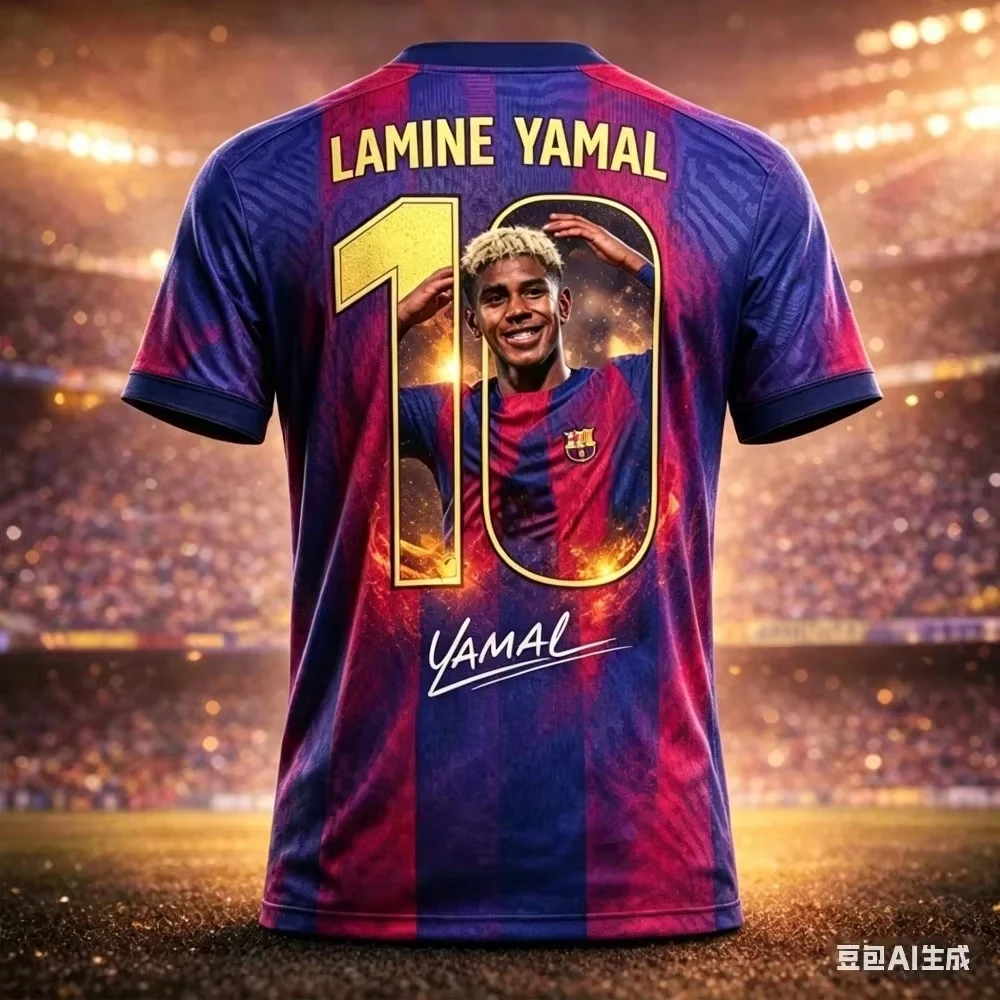 2026 Summer Yamal Style 3D Printed Children's Family Clothing Football Jersey T-shirt Quick-drying Boys Clothes