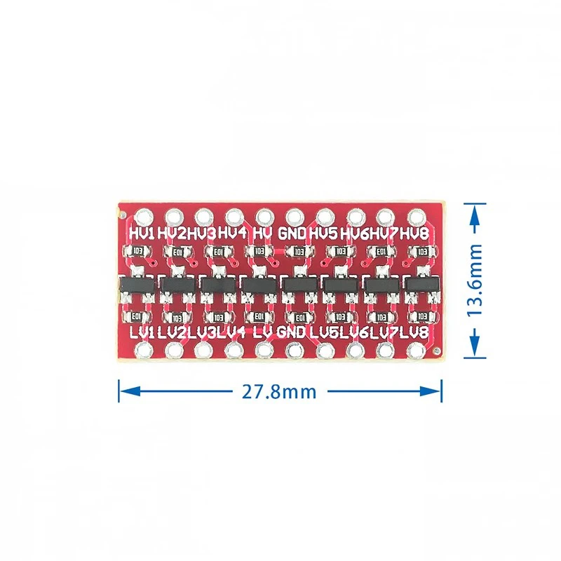 2~200Pcs 8-bit Bidirectional Voltage Level Converter High-speed Full Duplex Level Conversion Board Module Connector