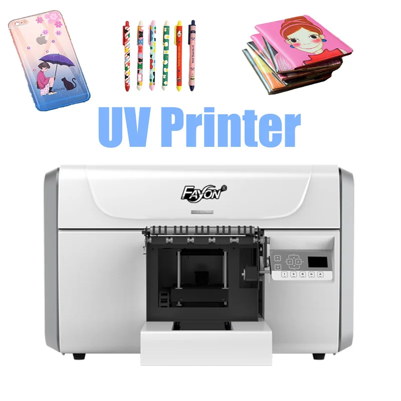 UV printer High Resolution A3 Commercial Glass Case  i3200 Printhead Easy to Operation Low Cost