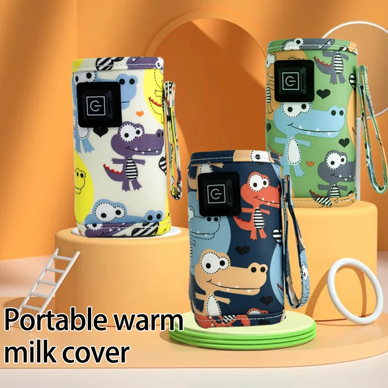 USB Baby Bottle Warmer Bag, Breast Milk Bottle Thermostat, Suitable for Universal Baby Bottles