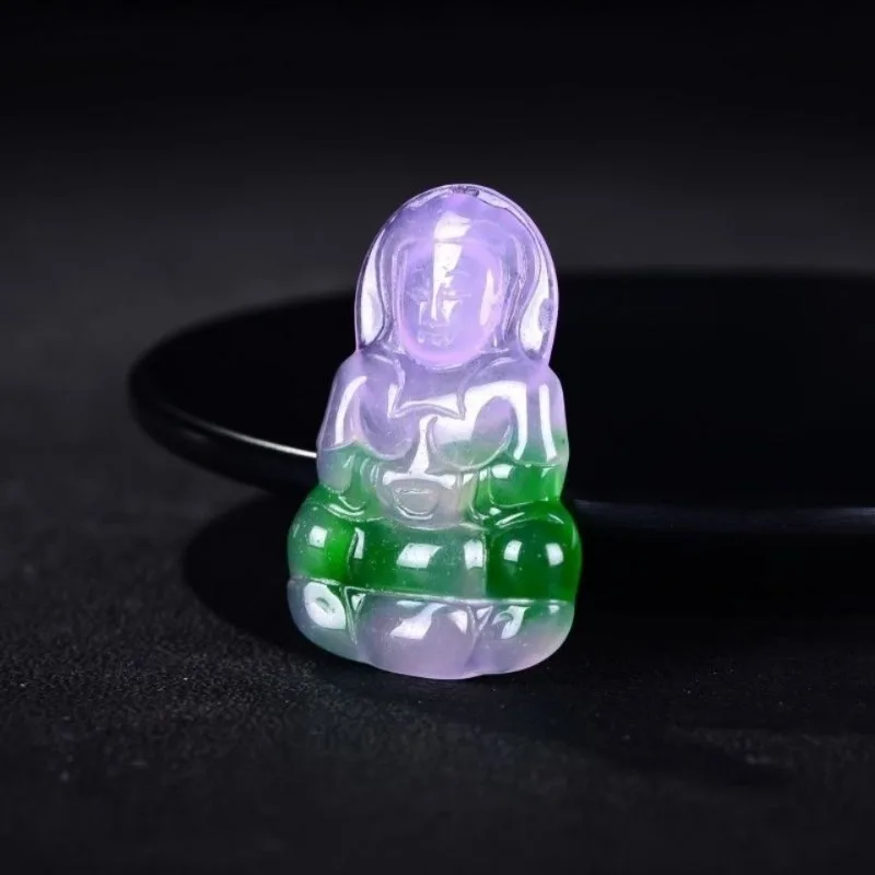 

Кулон Ice Guanyin Bodhisattva, мужское и женское фиолетовое ожерелье, кулон