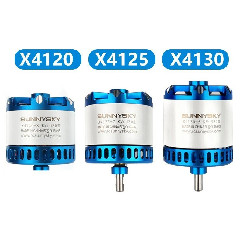 Sunnysky Borstelloze Motor X4120 X4125 X4130 KV210 KV420 KV440 KV480 KV515 KV550 Afstandsbediening Quadcopter Vliegtuigen Vaste Vleugel DIY
