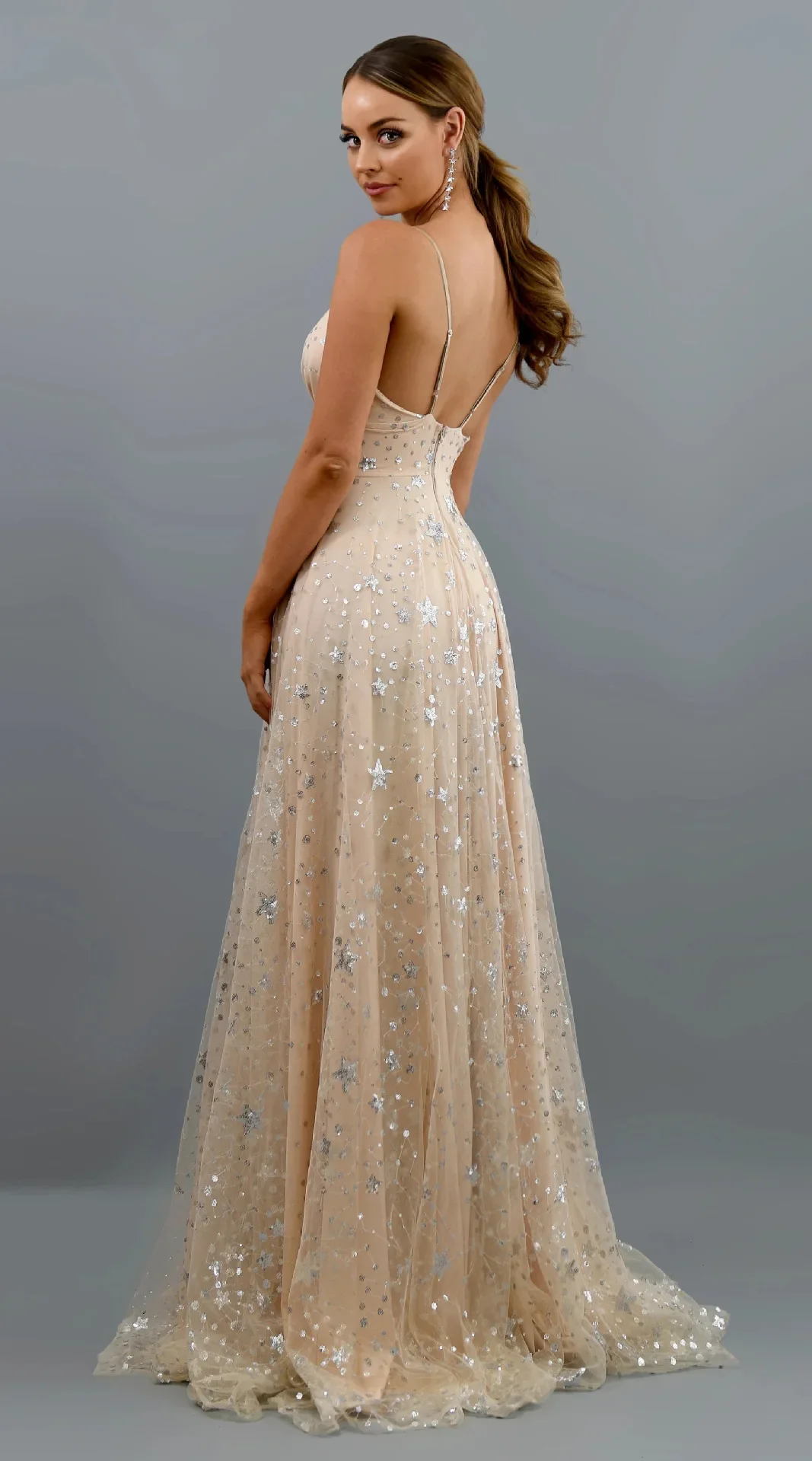 Elegant เซ็กซี่ Backless Sequins ชุดราตรียาว 2025 Mermaid ชุดอย่างเป็นทางการผู้หญิงชุดแต่งงาน Caicktail Graduation Prom