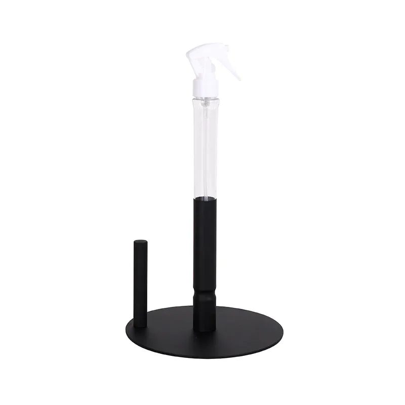 Restaurant Kitchen Stainless Steel One Handed Roll Paper Towel Holder With Spray Bottle