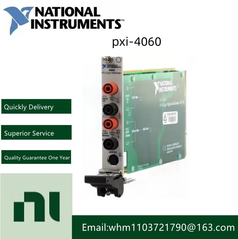 The NI PXI-4060 DAQ Digital Multimeter is a data acquisition card capable of communicating with the signal