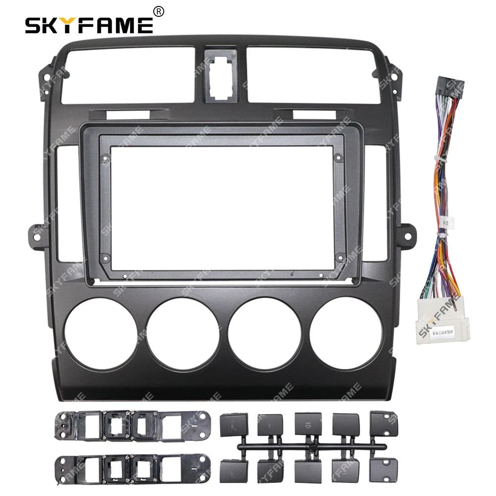 SKYFAME Frame Fascia Adapter Android Radio Dash Fitting Panel Kit For Kia Carnival Car