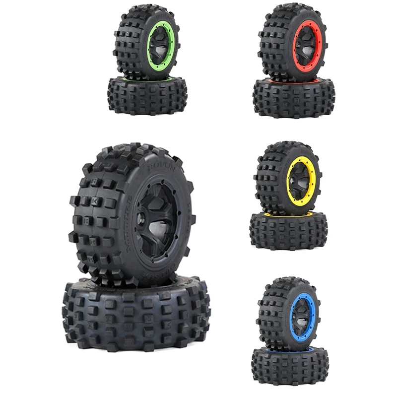 Off-Road รถด้านหลังยางสําหรับ 1/5 HPI ROFUN BAHA ROVAN KM BAJA 5 T/5SC/5FT Rc รถอะไหล่ของเล่น 195X80 มม.