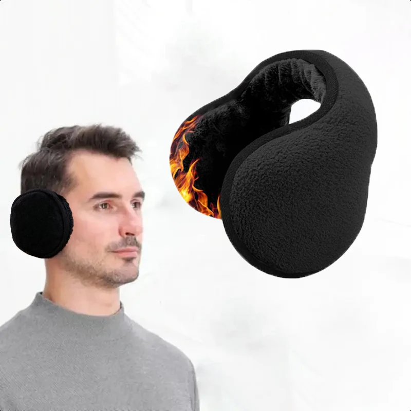 Winter Ear Muffs for Men Women Warmers for Cold Weather Running-Behind the Head Earmuffs Adjustable For Outdoor Sport Hiking
