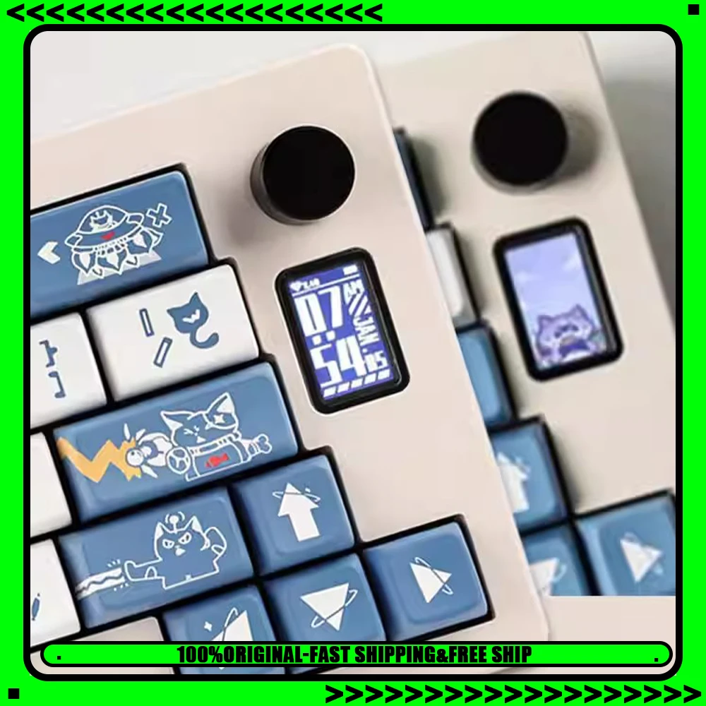 

CIDOO ABM066 Mechanical Keyboard Kit Small Color Screen Three Mod Low Delay Gaming Keyboard Gasket Hot Swap Pc Accessories Gifts