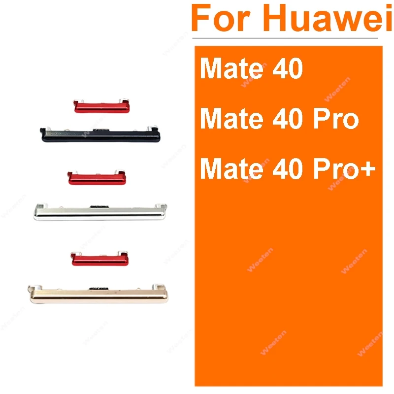 

Боковые кнопки регулировки громкости для Huawei Mate 40 Pro Plus 5G, боковая кнопка включения и выключения громкости, гибкий зажим, запасные части для ремонта