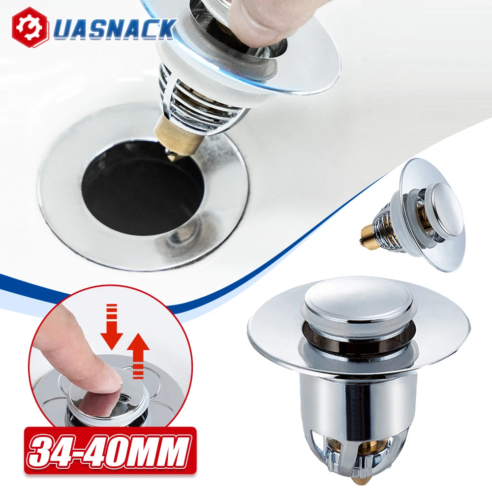 Đồng Bật Nảy Core Lưu Vực Thoát Nước Lọc Tóc Bắt Tắm Chặn Chậu Tắm Vòi Lọc Cắm Chậu Tắm Nhà Bếp Khử Mùi dụng Cụ