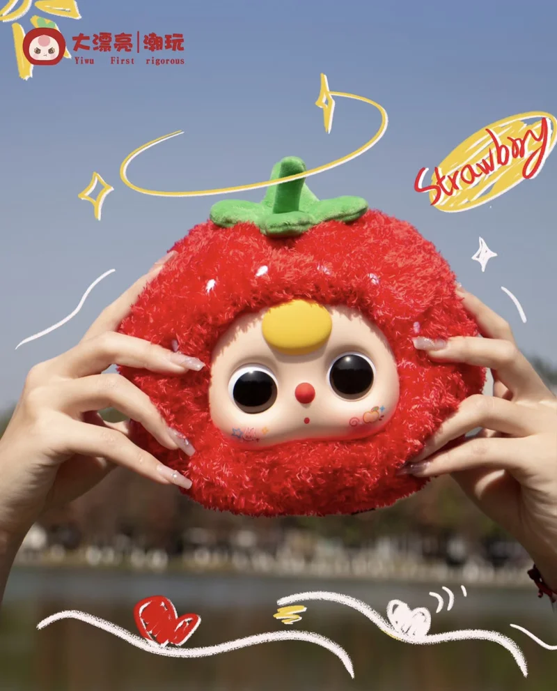 

Новая детская сумка на молнии с тремя фруктами, серия слепая коробка, подвеска, модная подвеска для игр, милая кукла, подарок на день рождения для девочки, игрушки, натуральная