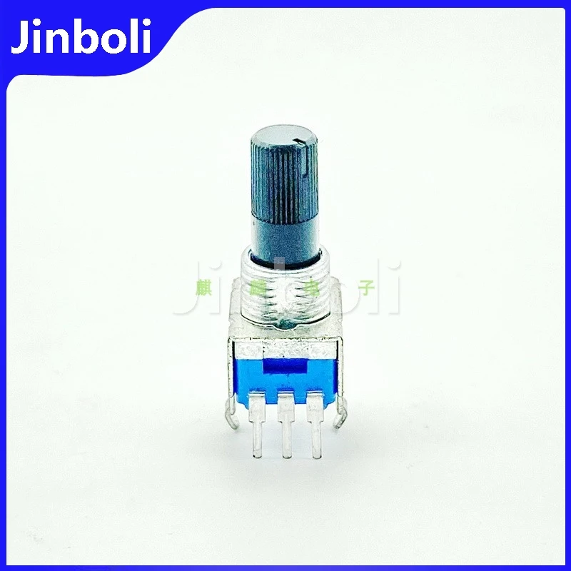 3PCS RK09 Vertical 3-Pin Single B10K B103 With Bracket Speaker Amplifier Mixer Effector Volume Potentiometer Flower Shaft 16mm